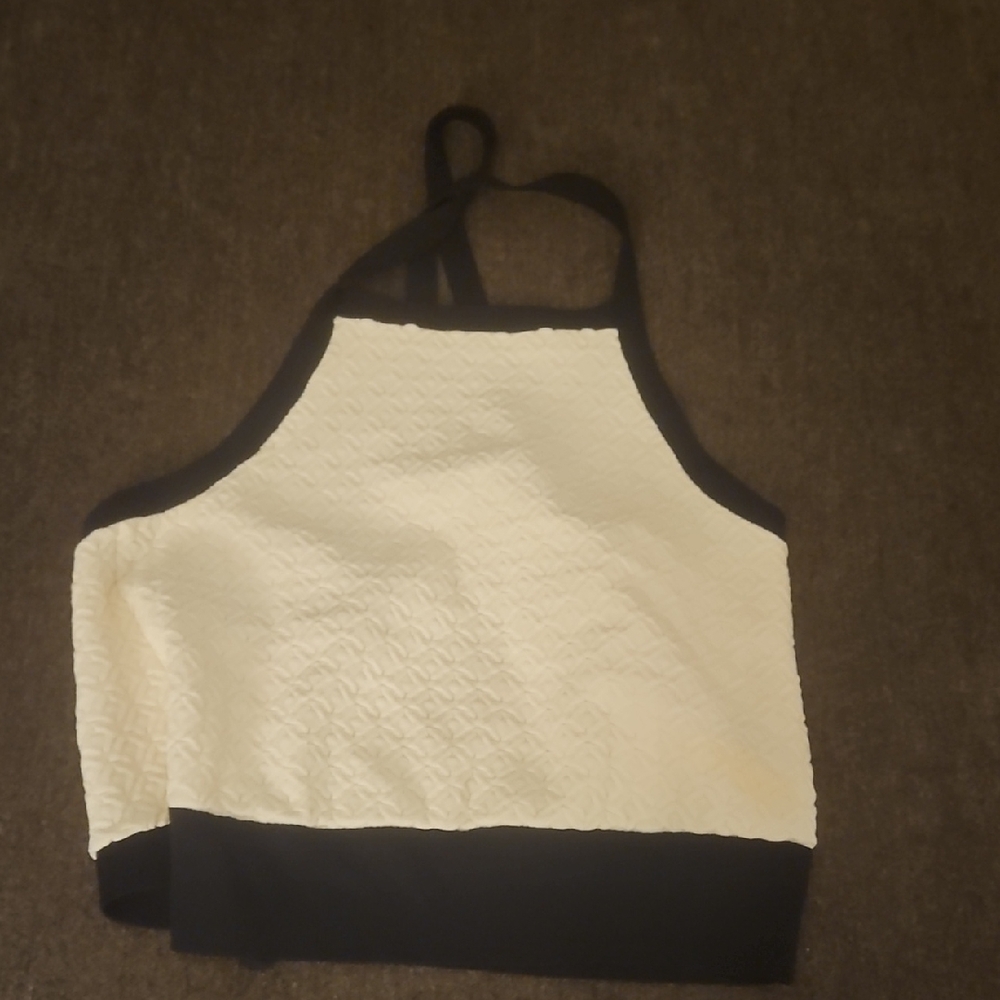 Club Monaco Textured White Top